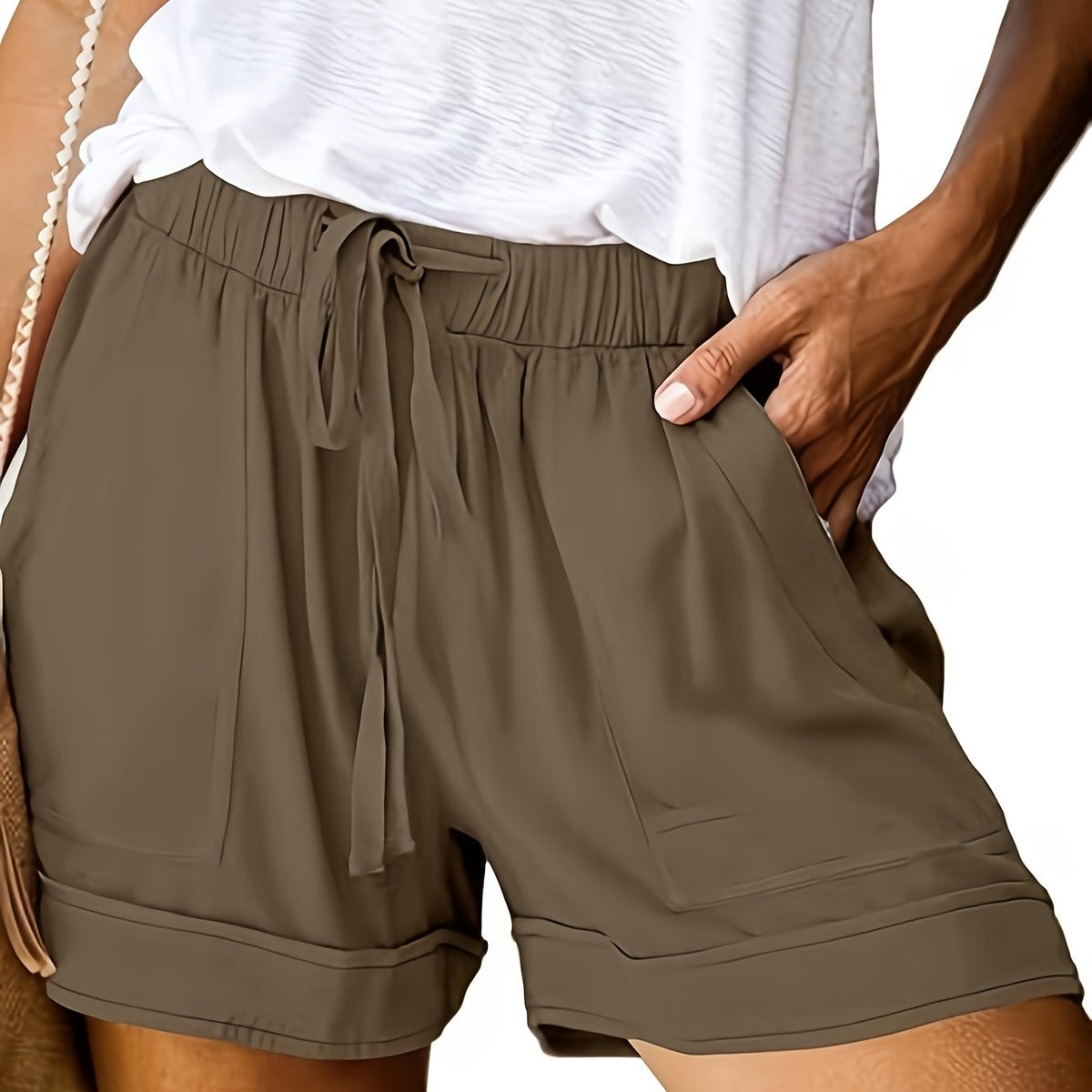 Maya Relaxed Drawstring Shorts