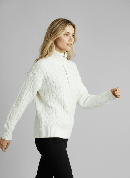 Amy Sweater with Zipper