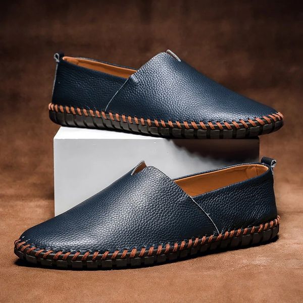 MASSIMO LEATHER LOAFERS