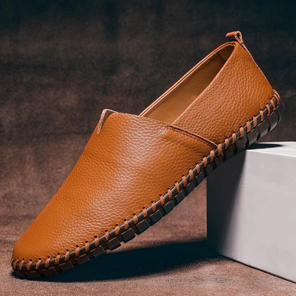 MASSIMO LEATHER LOAFERS