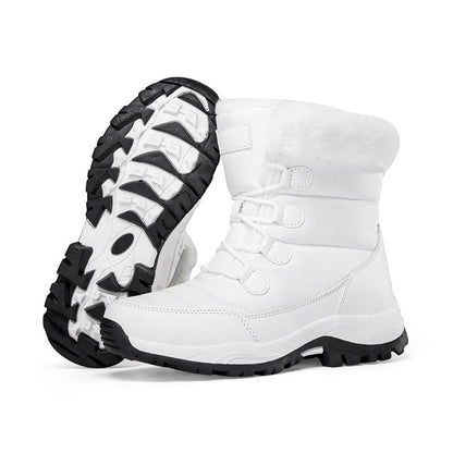 Bootara Women's Thermal Winter Hiking Boots - High-Cut Fleece Lined Snow Boots