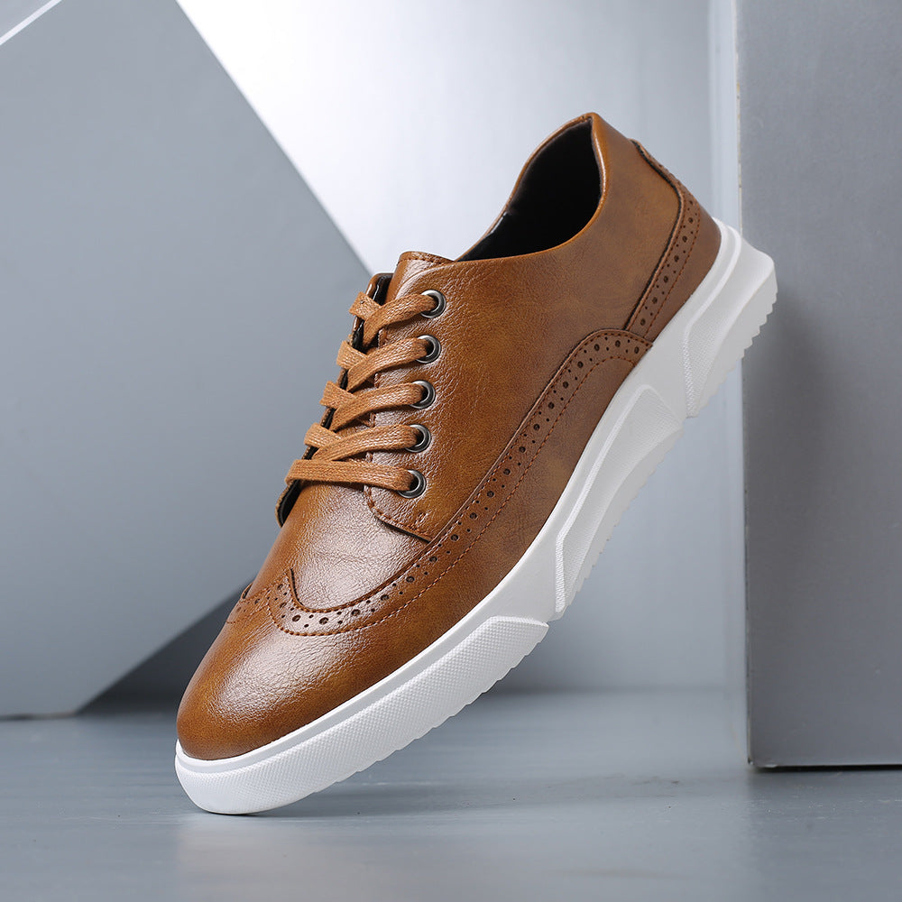 HARRINGTON LEATHER TRAINERS