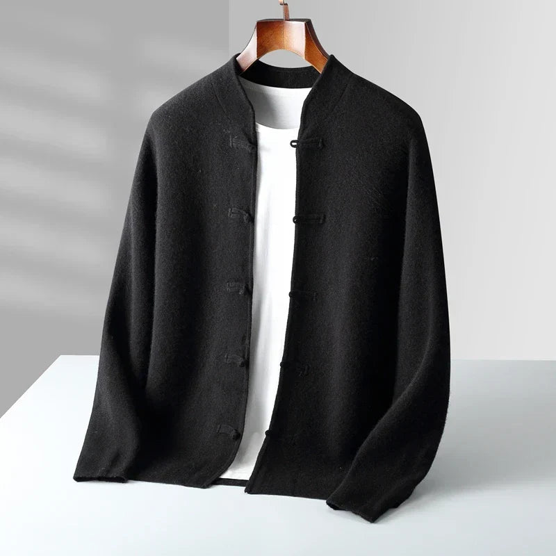 Wade Ribbed Cashmere Cardigan