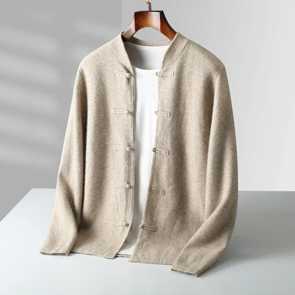Wade Ribbed Cashmere Cardigan