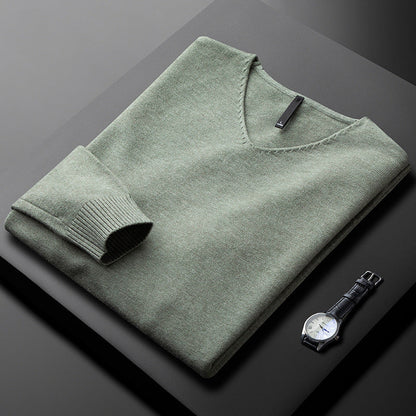 HUXFORD CASHMERE V-NECK