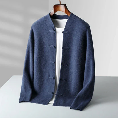 Wade Ribbed Cashmere Cardigan