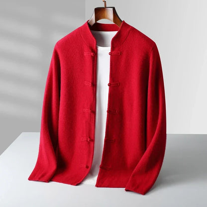 Wade Ribbed Cashmere Cardigan